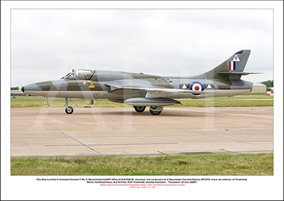 G-BXFI - Fox One Limited�s Hawker Hunter T Mk.7 (Msn  41H-670815) - 01