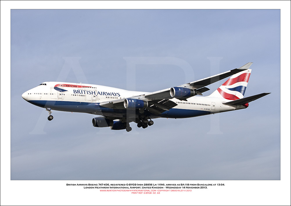 G-BYGB - British Airways Boeing 747-436 (Msn 28856 ln 1194) - 02