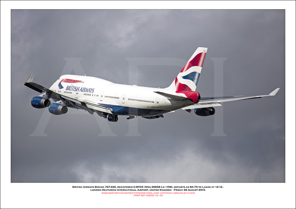 G-BYGE - British Airways Boeing 747-436 (Msn 28858 ln 1198) - 03
