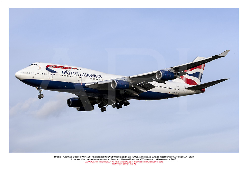 G-BYGF - British Airways Boeing 747-436 (Msn 28824 ln 1200) - 02