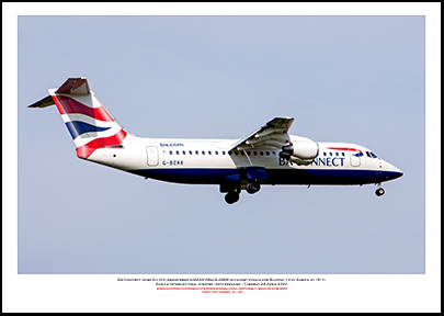 G-BZAX - BA Connect Avro RJ-100  (Msn E-3356) - 01