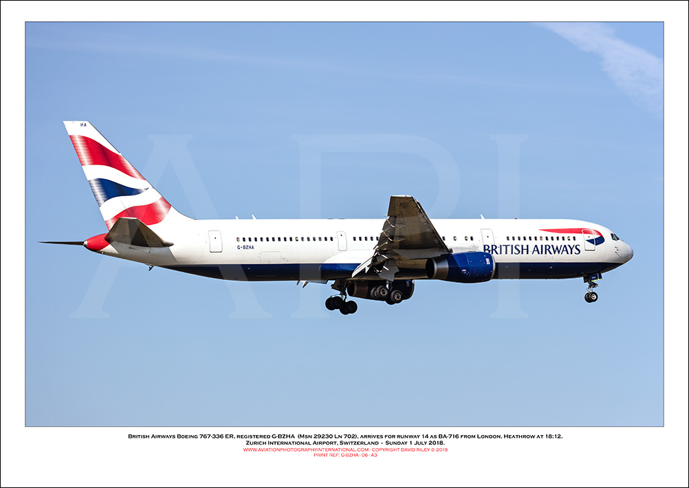 G-BZHA - British Airways Boeing 767-336 ER (Msn 29230 ln 702) - 06