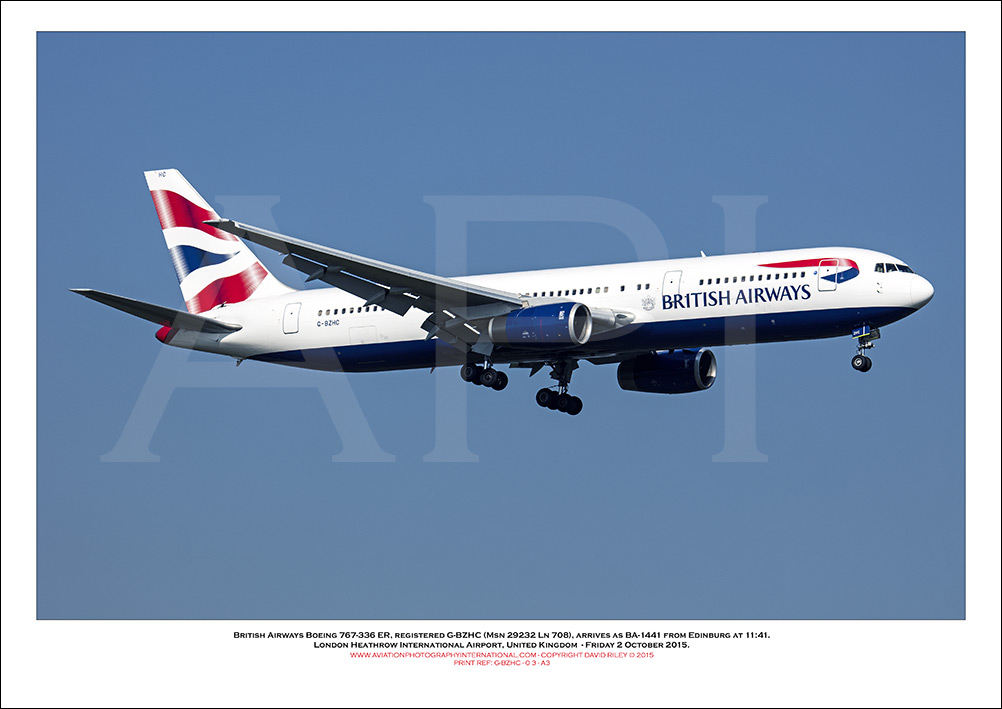 G-BZHC - British Airways Boeing 767-336 ER (Msn 29232 ln 708) - 03