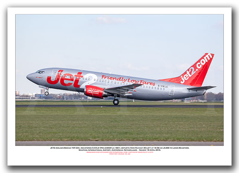 G-CELE -  Jet2 Boeing 737-33A (Msn 24029 Ln 1601) - 03