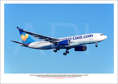 G-CHTZ - Thomas Cook Airlines Airbus A330-243 (Msn 298) - 01