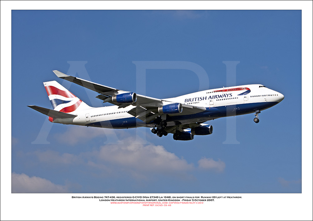 G-CIVD - British Airways Boeing 747-436 (Msn 27349 ln 1048) - 03
