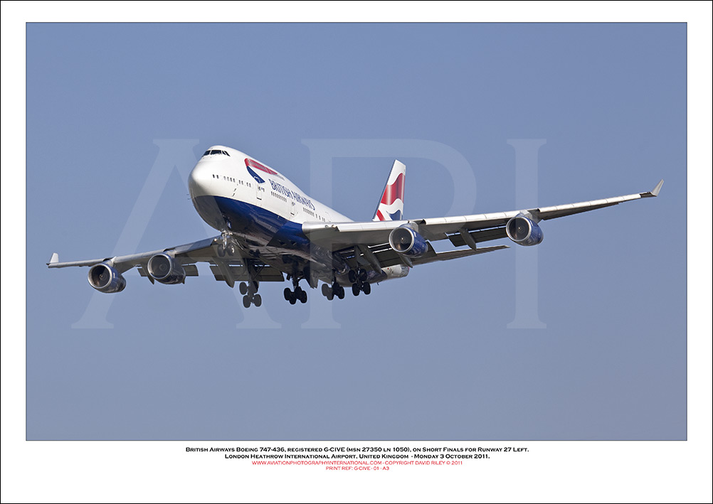 G-CIVE - British Airways Boeing 747-436 (Msn 27350 ln 1050) - 01