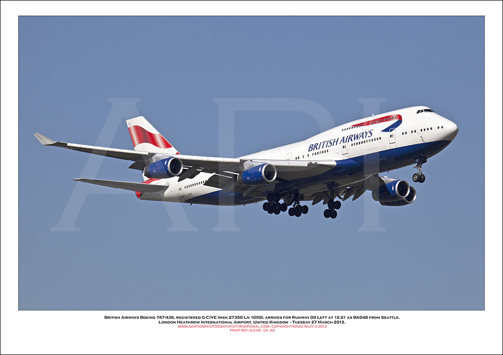 G-CIVE - British Airways Boeing 747-436 (Msn 27350 ln 1050) - 03