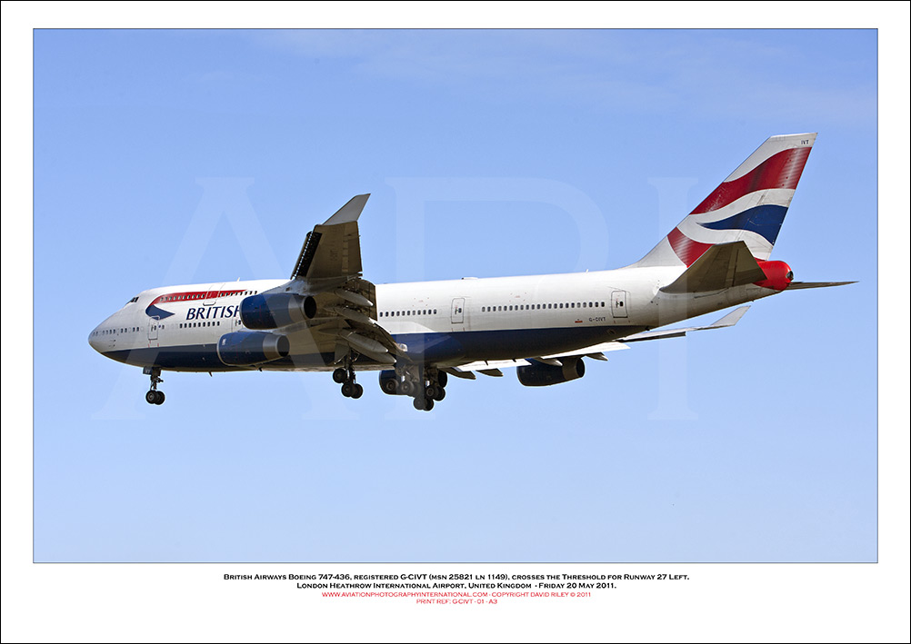 G-CIVT - British Airways Boeing 747-436 (Msn 25821 ln 1149) - 01