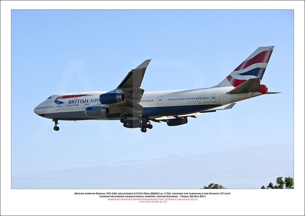 G-CIVX - British Airways Boeing 747-436 (Msn 28852 ln 1172) - 02