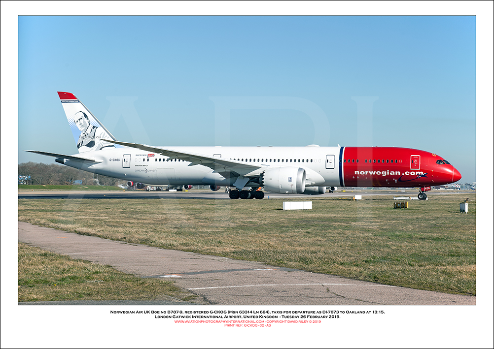 G-CKOG - Norwegian Air UK Boeing 787-9 (Msn 63314 Ln 664) - 02