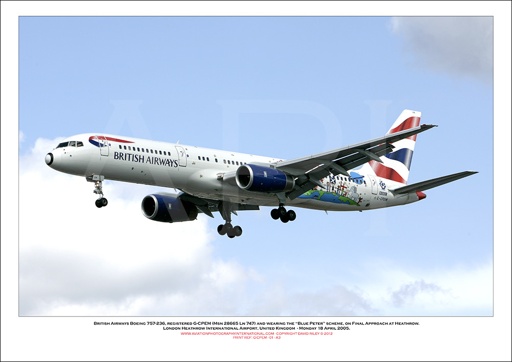 G-CPEM - British Airways Boeing 757-236 (Msn 28665 ln747) - 01