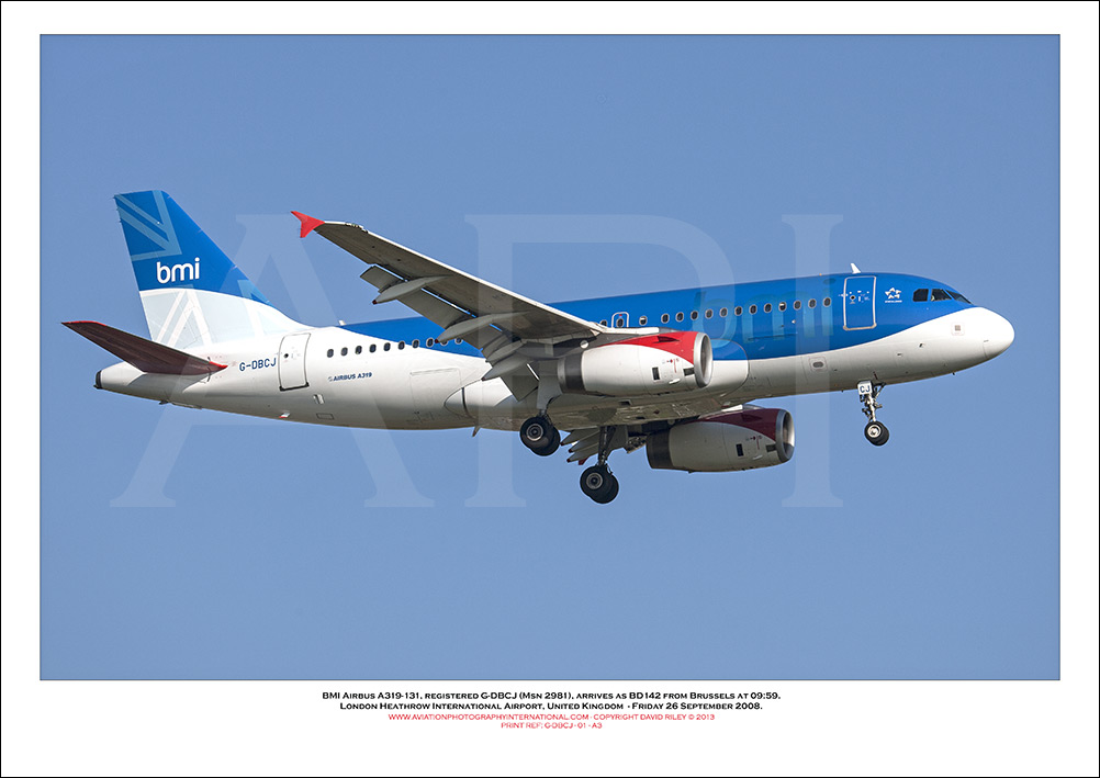 G-DBCJ - BMI Airbus A319-131 (Msn 2981) - 01