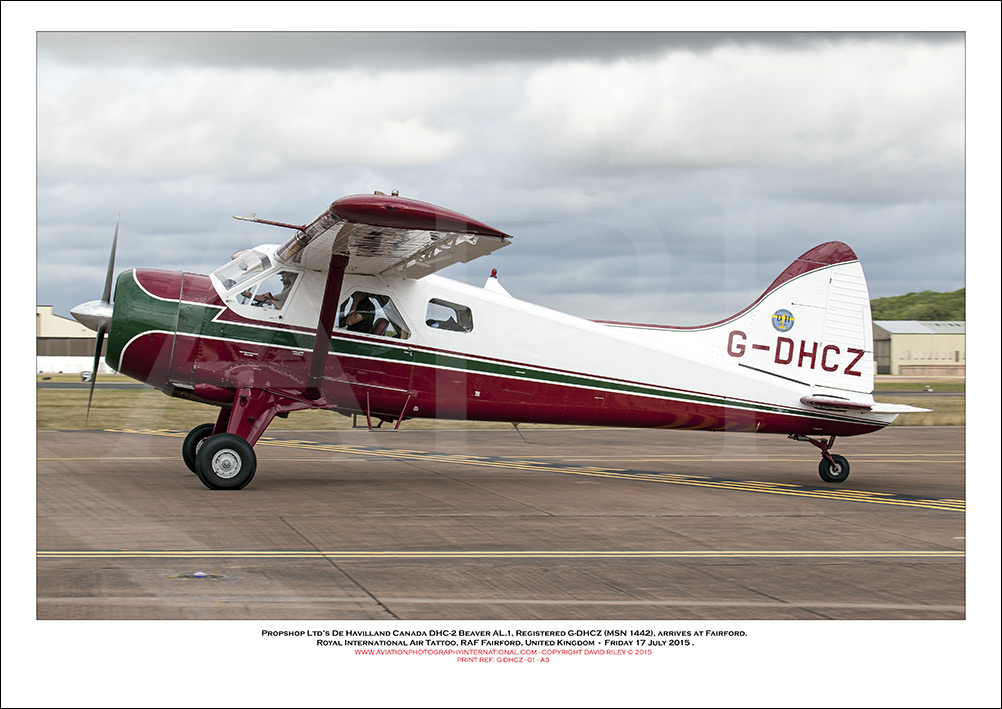 G-DHCZ - De Havilland Canada DHC-2 Beaver AL.1 (Msn 1442) - 01