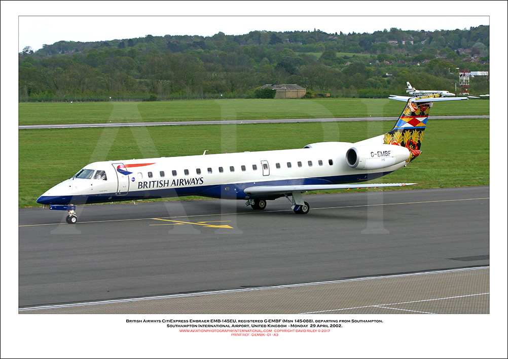G-EMBF - British Airways CitiExpress Embraer EMB-145EU  (Msn 145-088) - 01