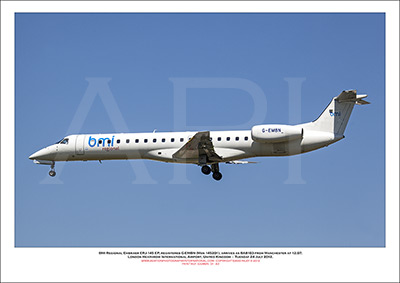 G-EMBN - BMI Regional Embraer ERJ-145E EP (Msn 145201) - 01