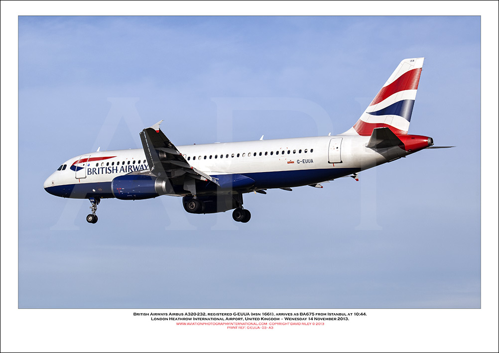 G-EUUA - British Airways Airbus A320-232 (Msn 1661) - 03