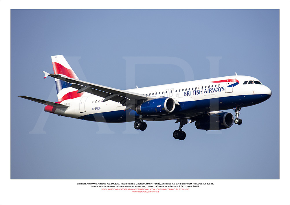 G-EUUA - British Airways Airbus A320-232 (Msn 1661) - 04