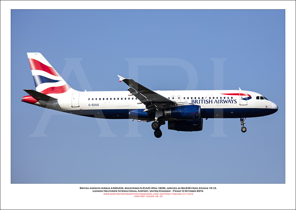 G-EUUG - British Airways Airbus A320-232 (Msn 1829) - 04