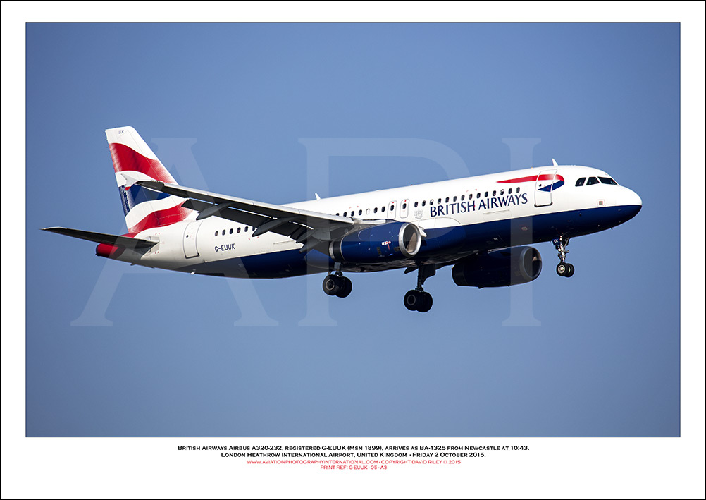 G-EUUK - British Airways Airbus A320-232 (Msn 1899) - 05