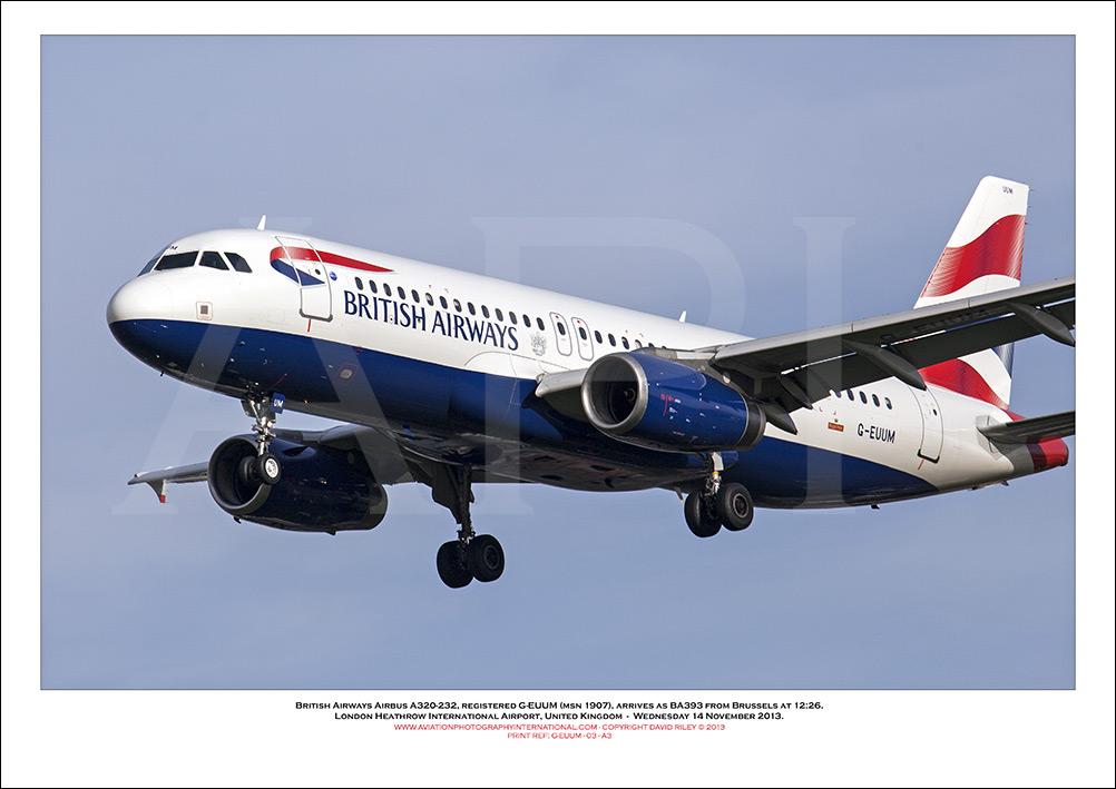 G-EUUM - British Airways Airbus A320-232 (Msn 1907) - 03