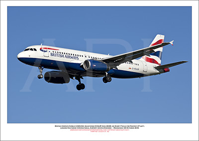 G-EUUR - British Airways Airbus A320-232 (Msn 2040) - 01