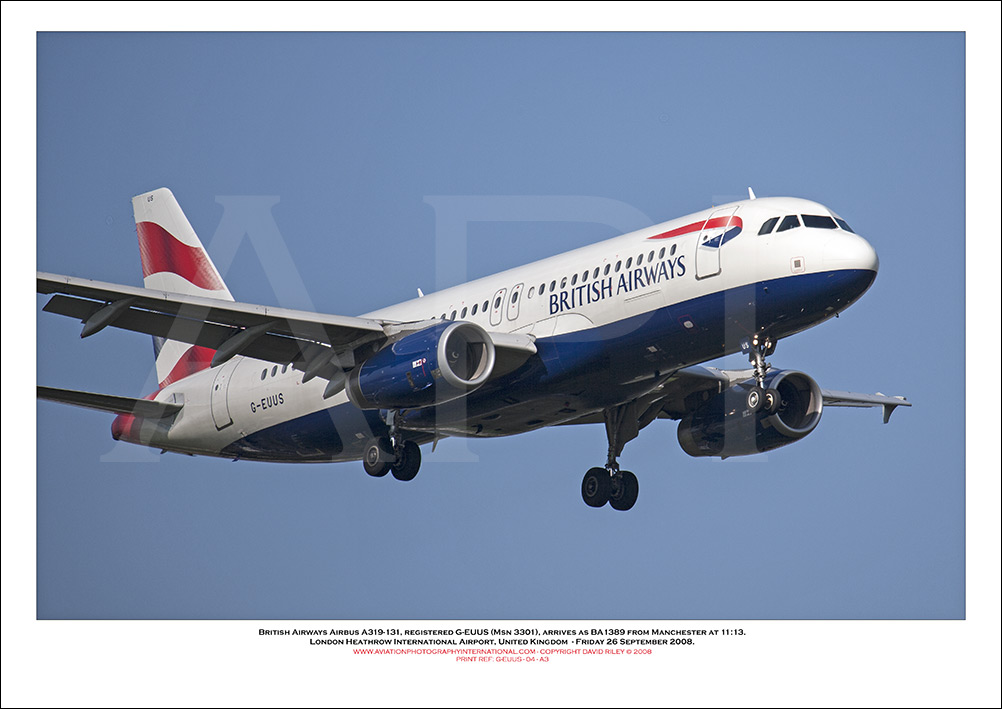 G-EUUS - British Airways Airbus A320-232 (Msn 3301) - 04