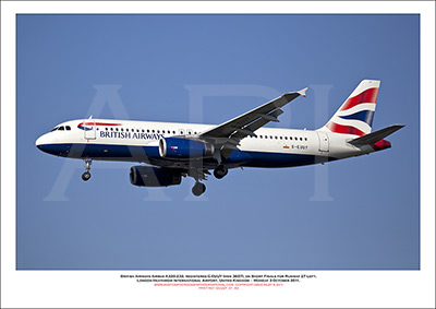 G-EUUY - British Airways Airbus A320-232 (Msn 3607) - 01