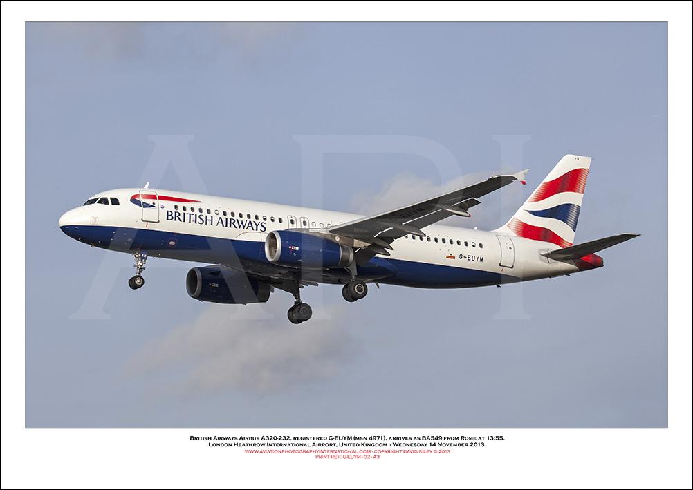 G-EUYM - British Airways Airbus A320-232 (Msn 4791) - 02