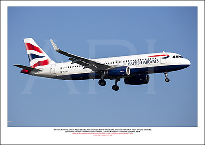 G-EUYY - British Airways Airbus A320-232 SL (Msn 6290) - 01