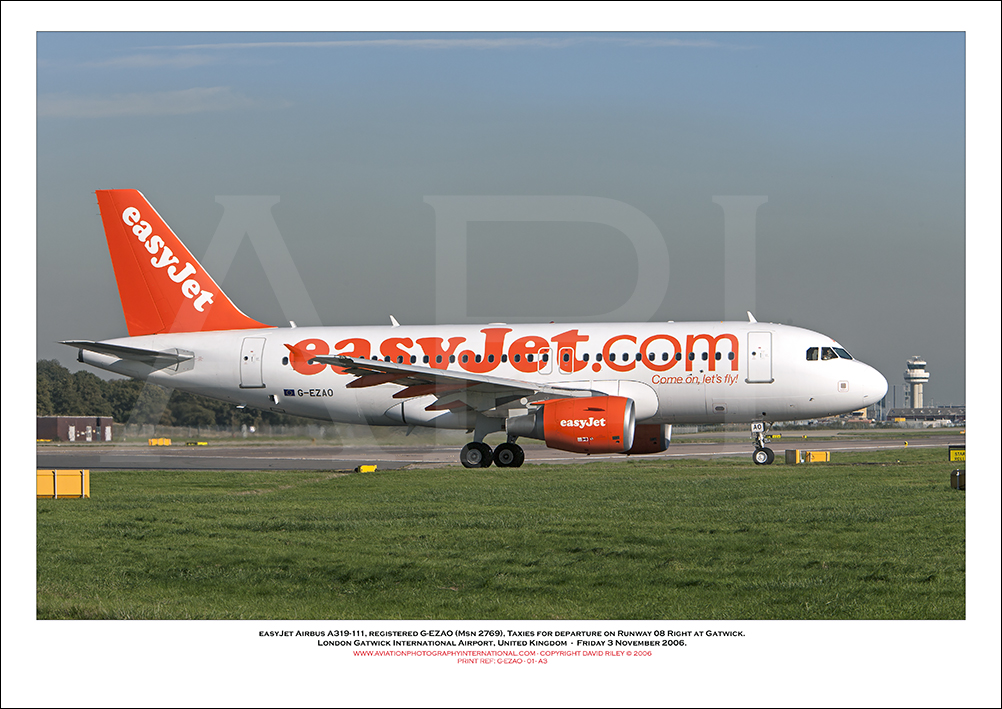 G-EZAO - easyJet Airbus A319-111 (Msn 2769) - 01