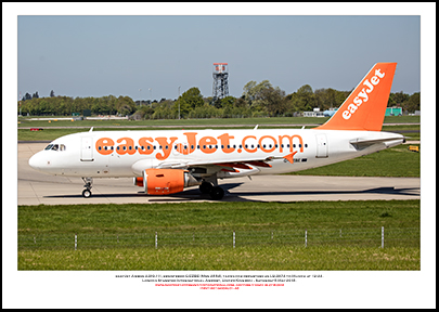 G-EZBE - easyJet Airbus A319-111 (Msn 2884) - 01