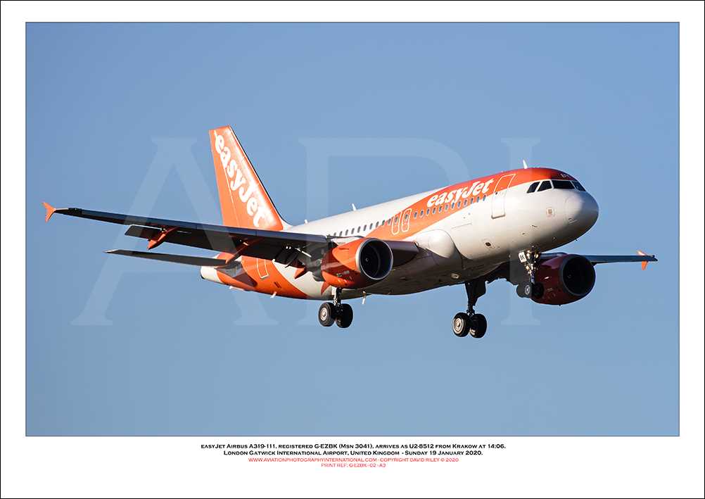 G-EZBK - easyJet Airbus A319-111 (Msn 3041) - 02