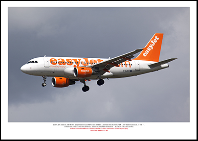 G-EZBT - easyJet Airbus A319-111 (Msn 3090) - 01
