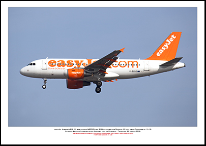 G-EZBZ - easyJet Airbus A319-111 (Msn 3184) - 01
