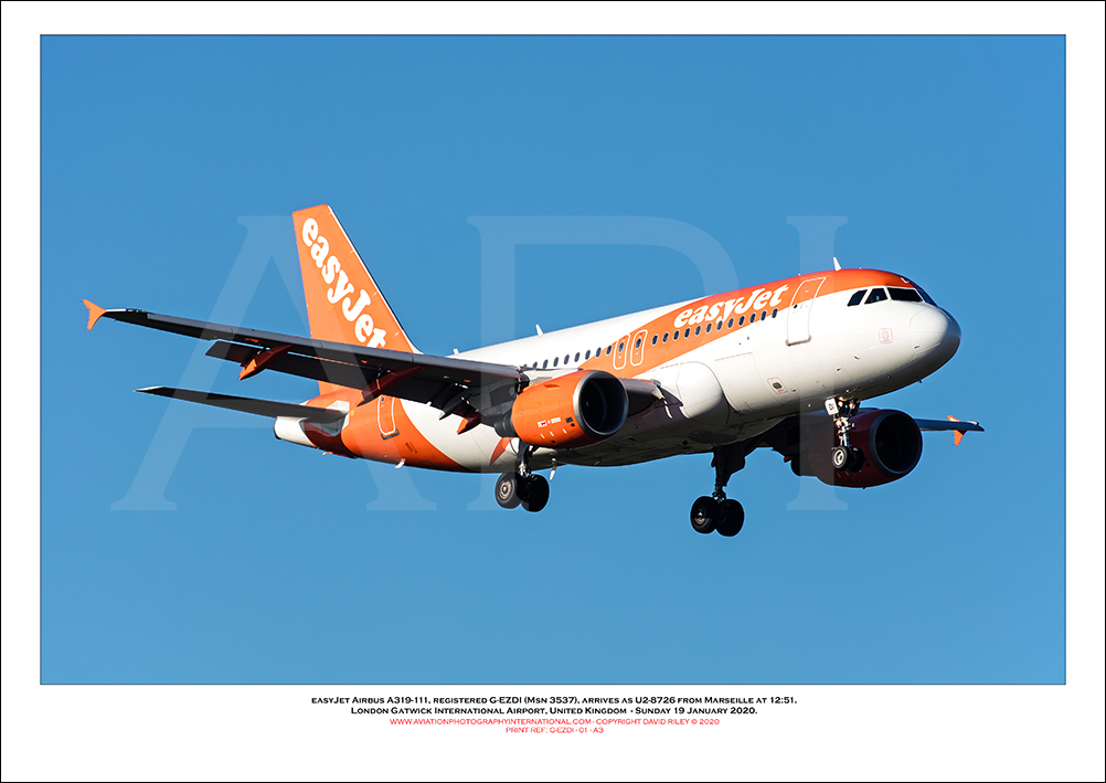 G-EZDI - easyJet Airbus A319-111 (Msn 3537) - 01