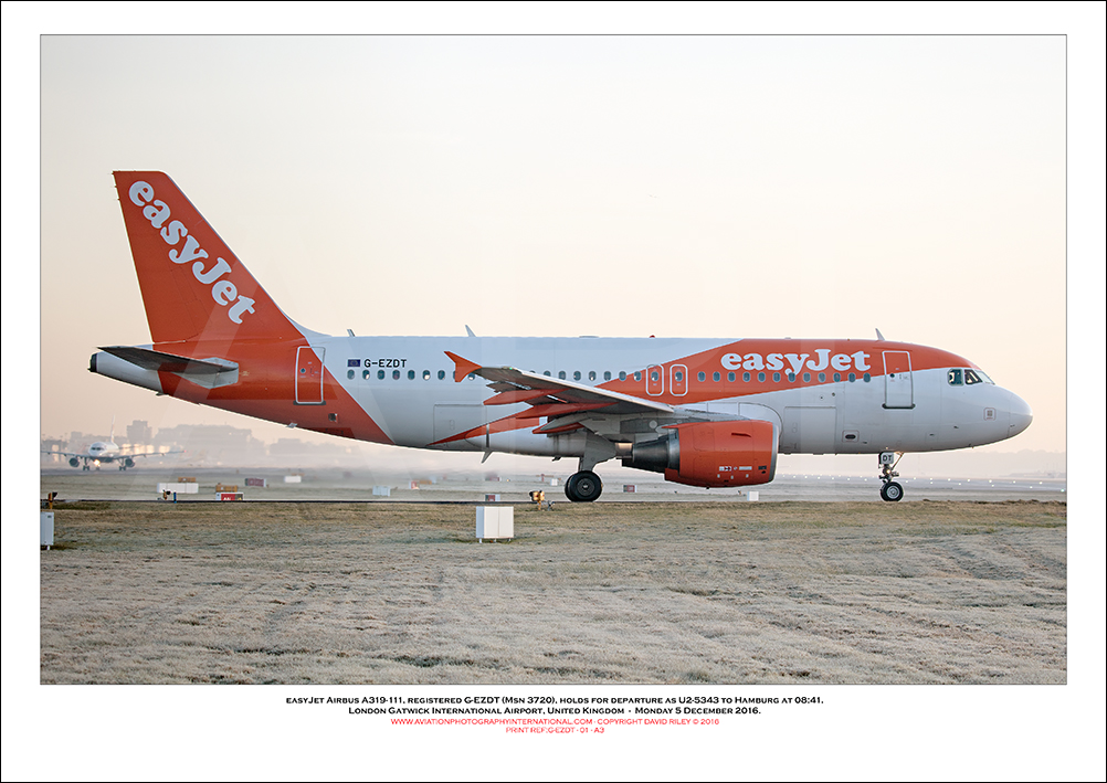 G-EZDT - easyJet Airbus A319-111 (Msn 3720) - 01