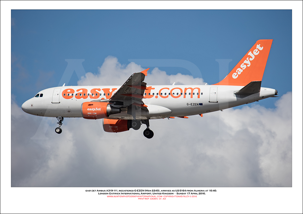 G-EZEN - easyJet Airbus A319-111 (Msn 2245) - 01