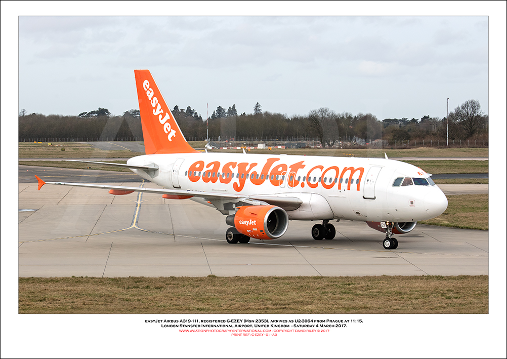 G-EZEY - easyJet Airbus A319-111 (Msn 2353) - 01