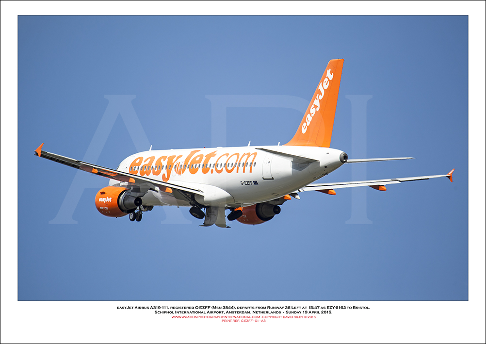 G-EZFF - easyJet Airbus A319-111 (Msn 3844) - 01