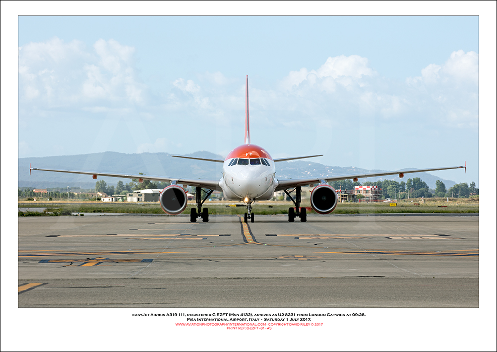 G-EZFT - easyJet Airbus A319-111 (Msn 4132) - 01