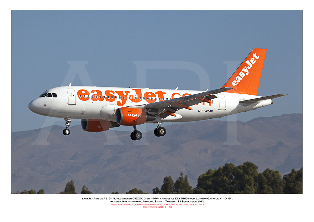 G-EZGC - easyJet Airbus A319-111 (Msn 4444) - 01