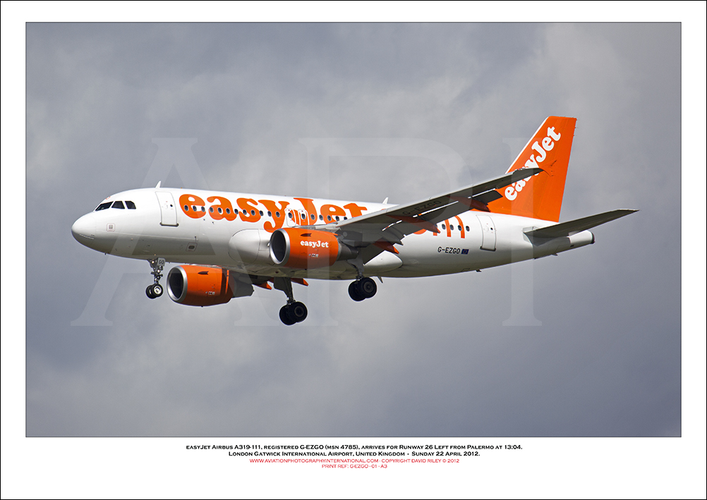 G-EZGO - easyJet Airbus A319-111 (Msn 4785) - 01