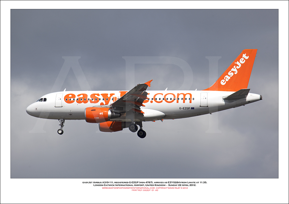 G-EZGP - easyJet Airbus A319-111 (Msn 4787) - 01
