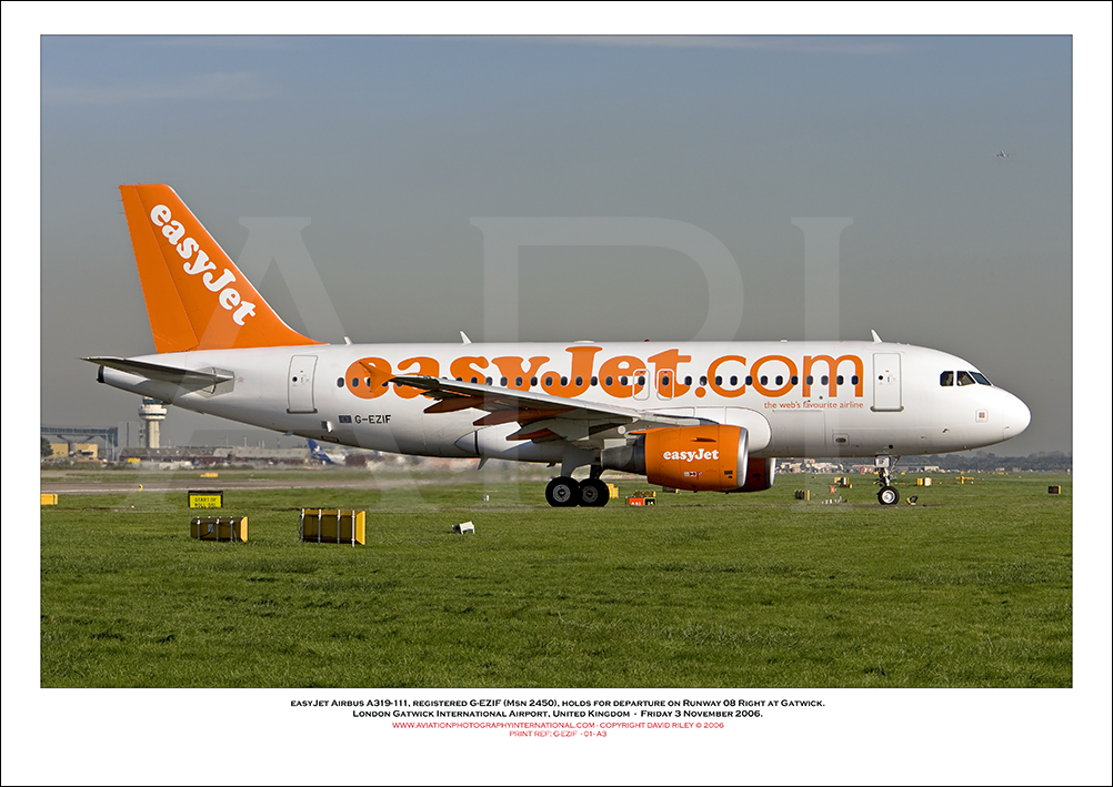 G-EZIF - easyJet Airbus A319-111 (Msn 2450) - 01