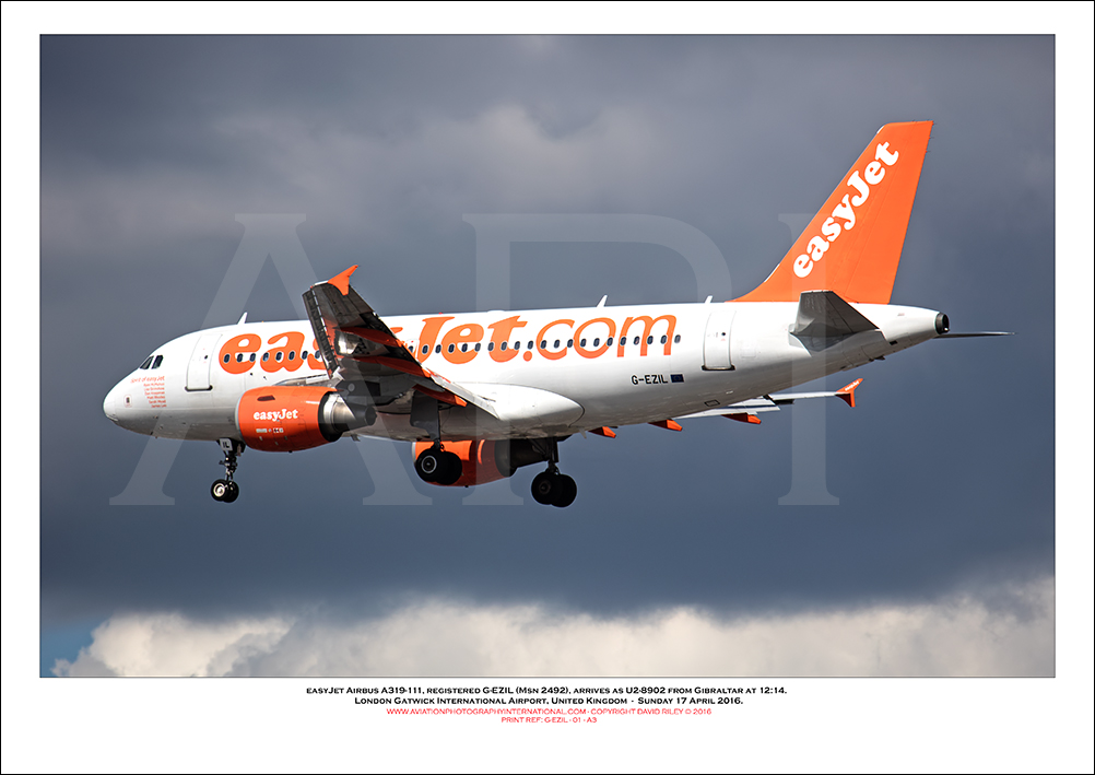 G-EZIL - easyJet Airbus A319-111 (Msn 2492) - 01