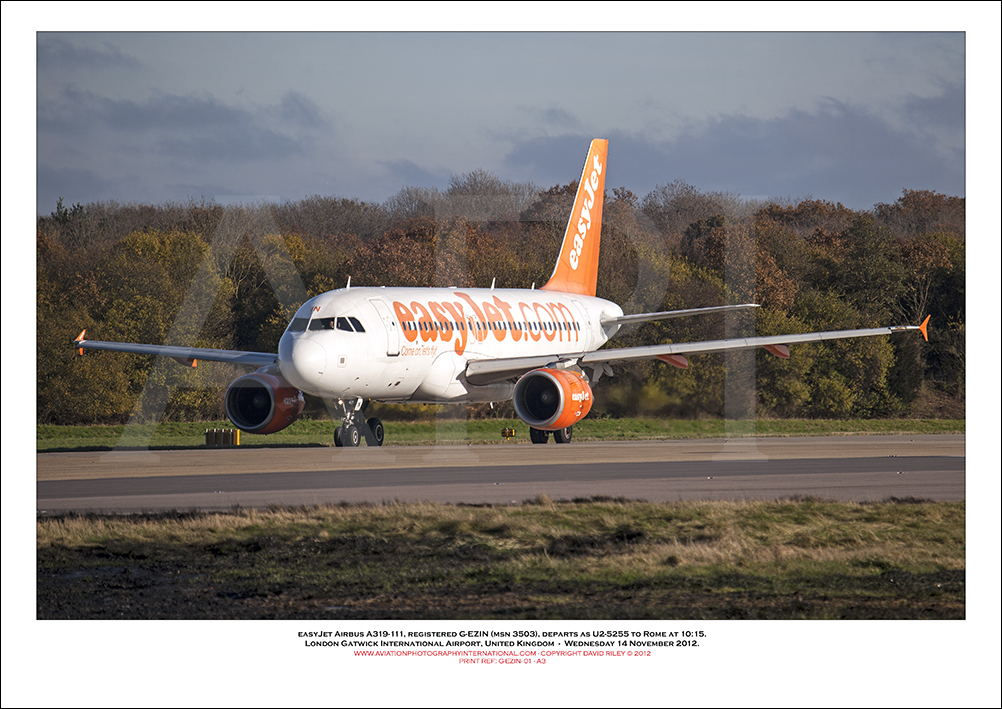 G-EZIN - easyJet Airbus A319-111 (Msn 2503) - 01