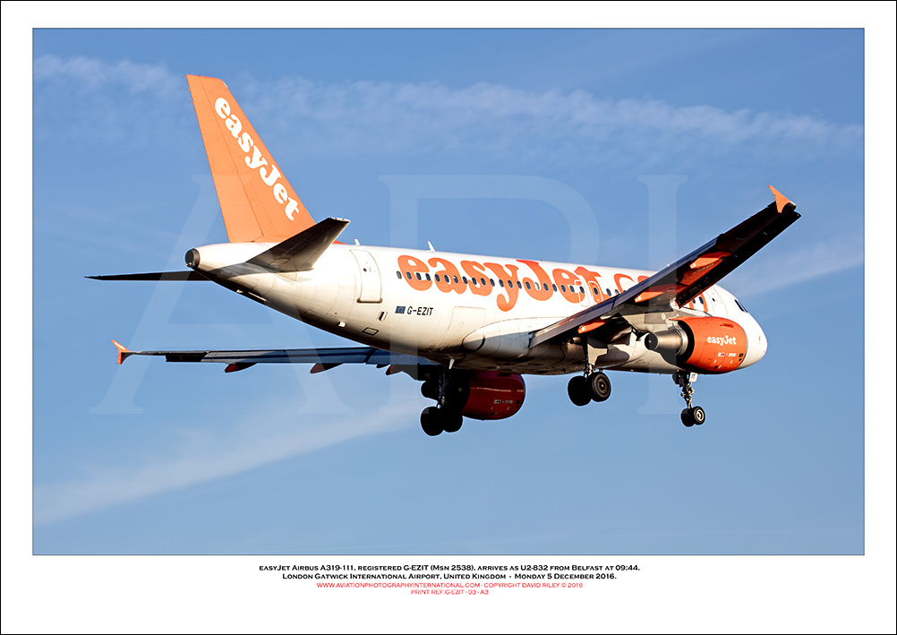 G-EZIT - easyJet Airbus A319-111 (Msn 2538) - 03