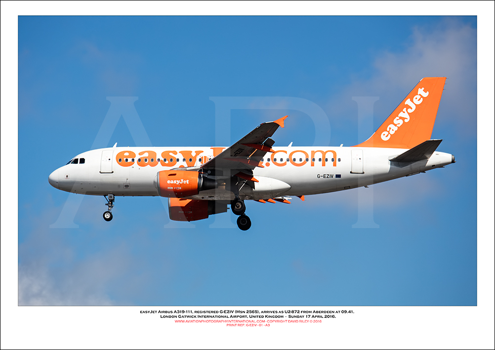 G-EZIV - easyJet Airbus A319-111 (Msn 2565) - 01