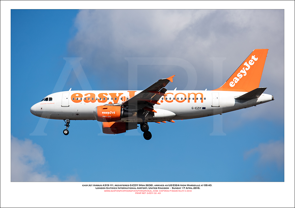 G-EZIY - easyJet Airbus A319-111 (Msn 2636) - 02